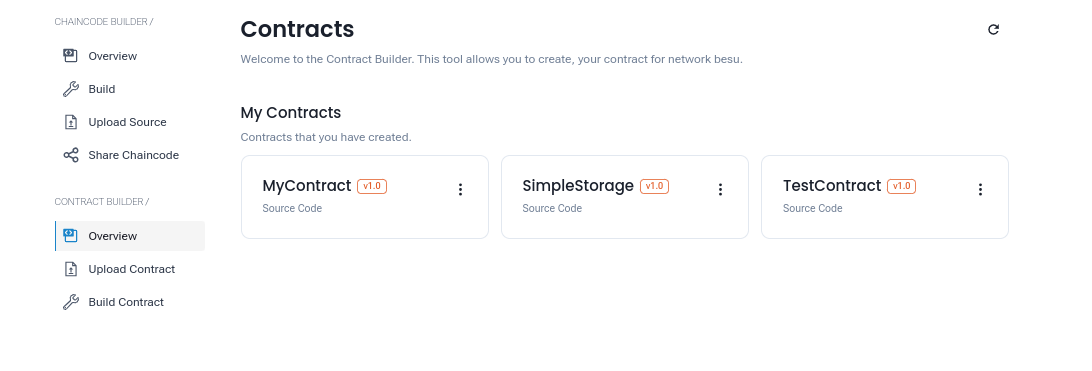 besu build contract overview