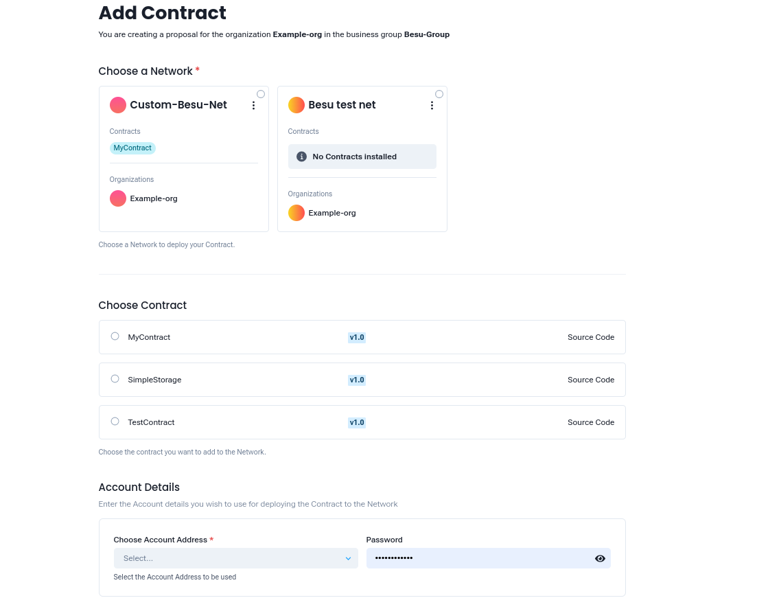 besu deploy contract details