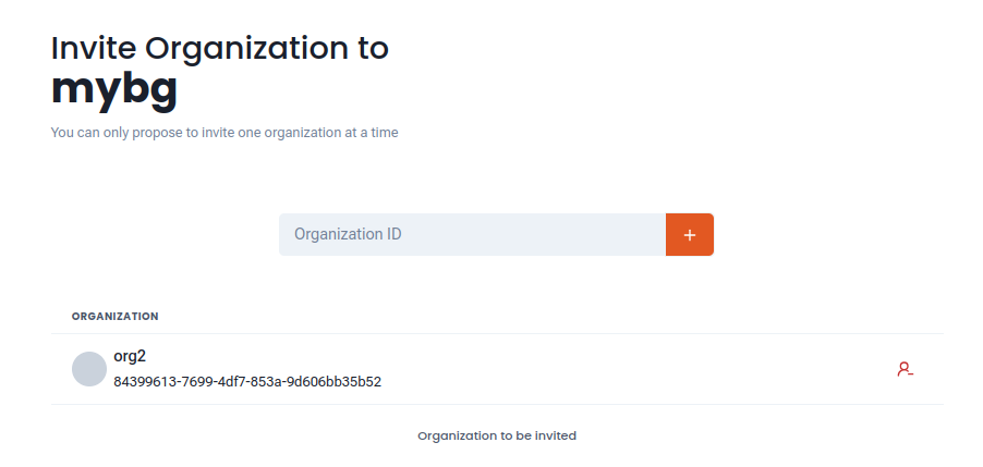 invite organization