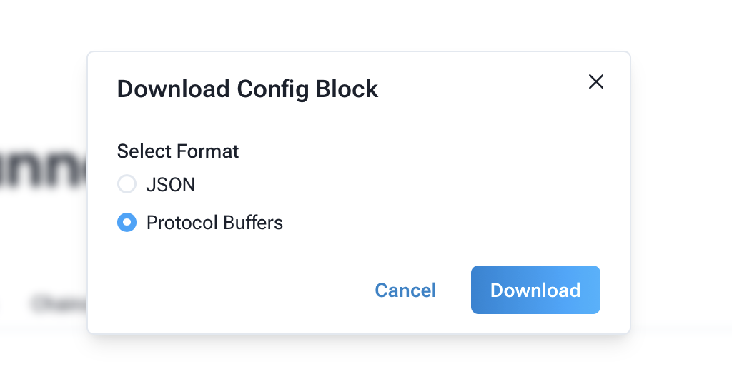 export config block
