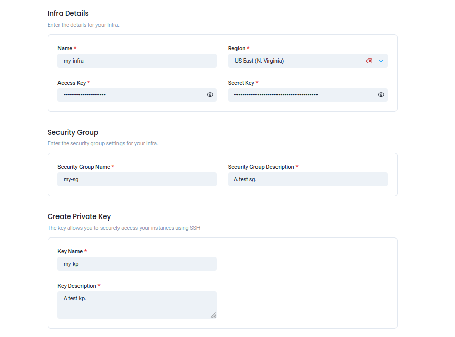 gofabric infra