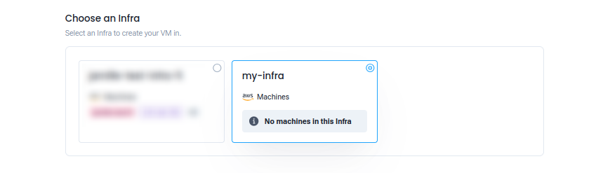 gofabric infra option