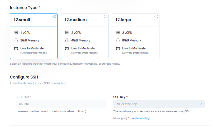 gofabric instance type